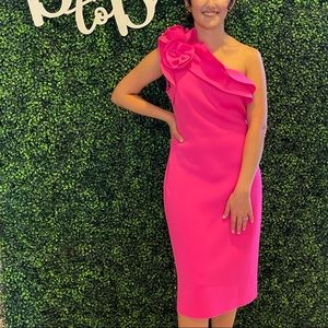 Pink Midi Dress